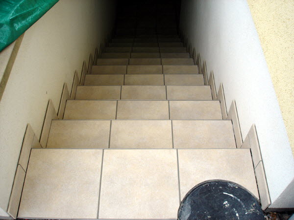 Kellertreppe Auen Ansicht von Oben